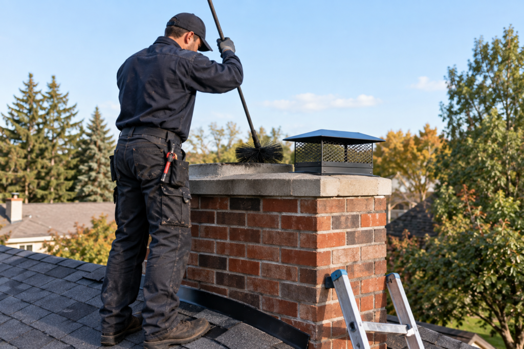 chimney sweep service