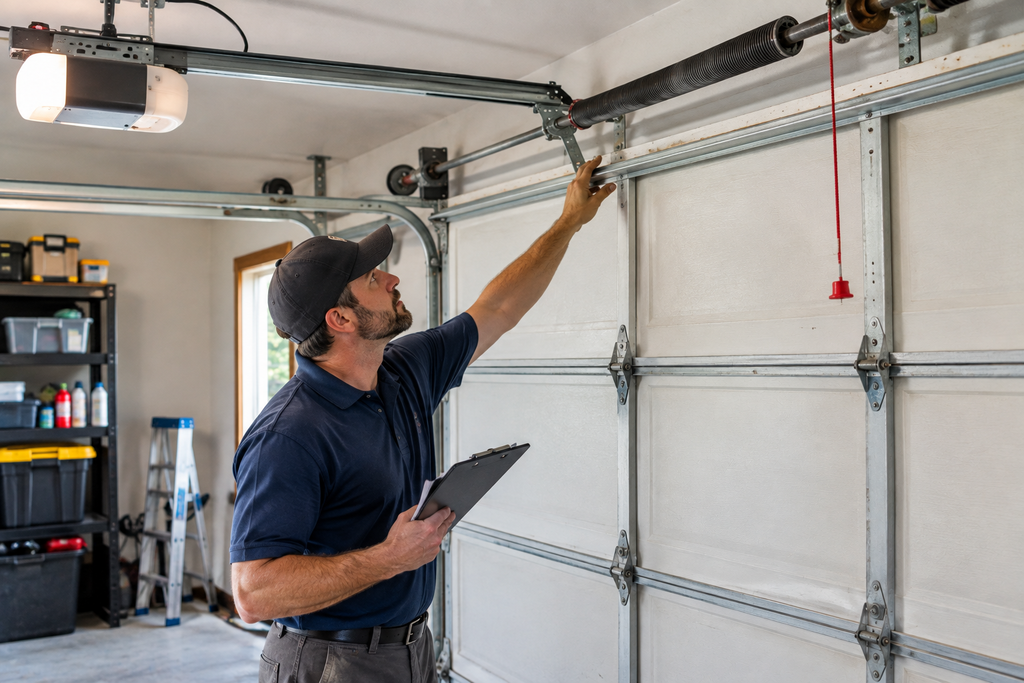  garage door install 
